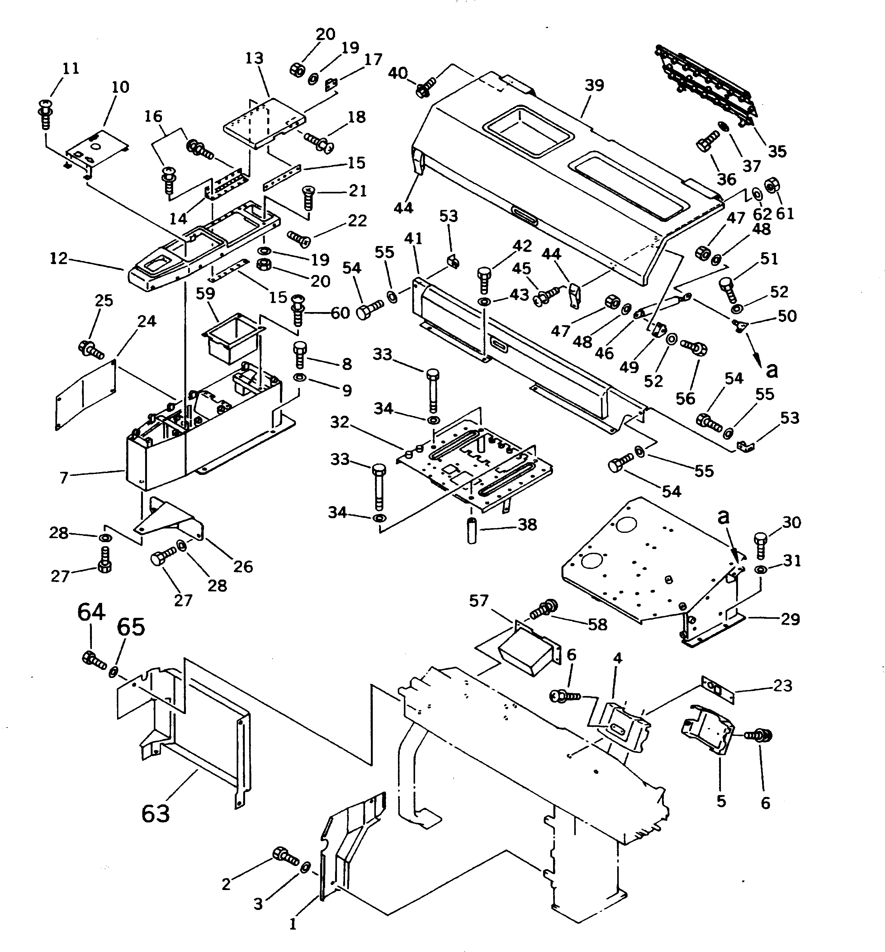 PLATE,(FOR ELECTRICAL GOVERNOR¤4WD) (569-54-63922) KOMATSU