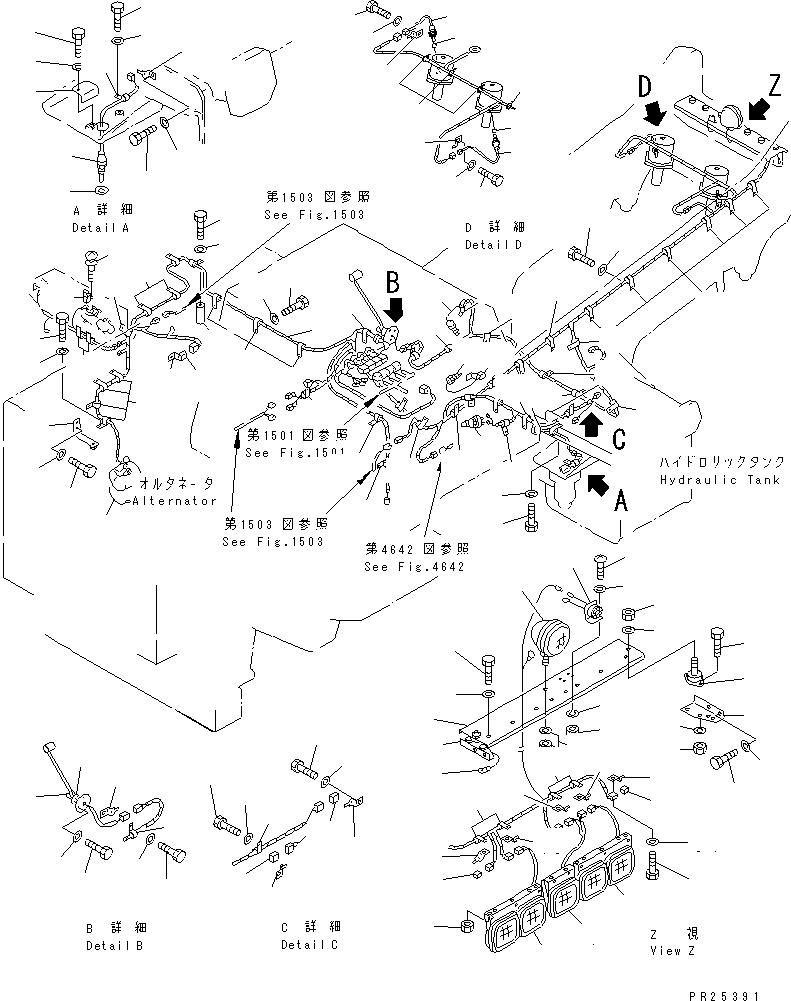 Жгут проводов 569-06-62552 KOMATSU