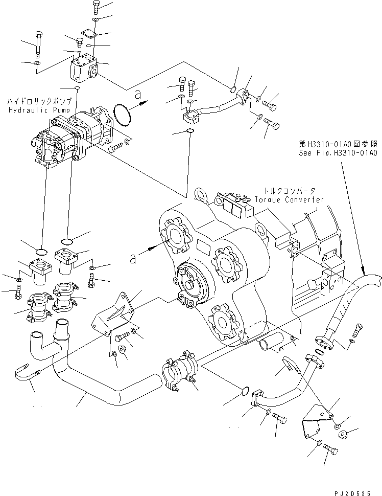 Трубка 569-61-81522 KOMATSU
