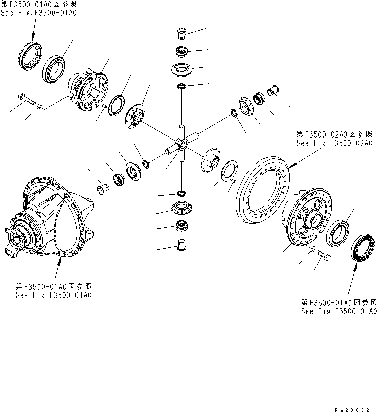Корпус в сборе 569-22-71501 KOMATSU