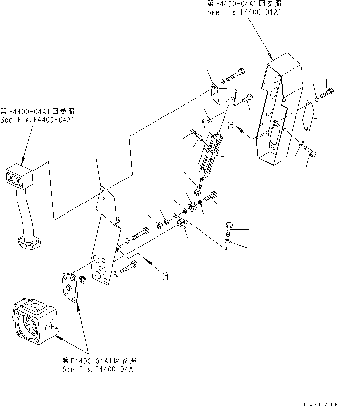 CYLINDER ASS'Y,AUTO SUSPENSION (569-50-8T001) KOMATSU