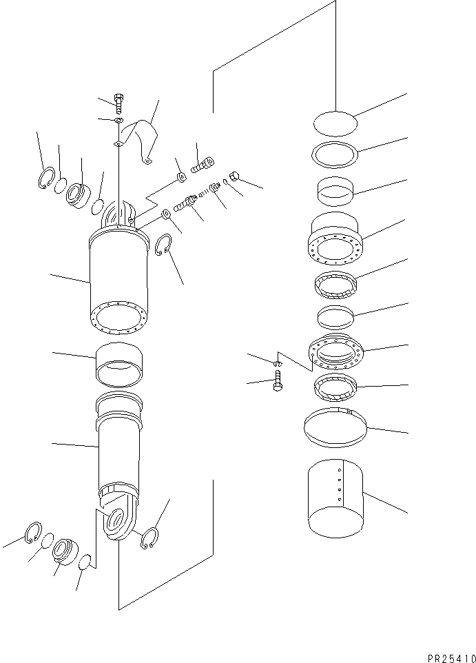 SUSPENSION ASS'Y,REAR 561-50-6B100 KOMATSU