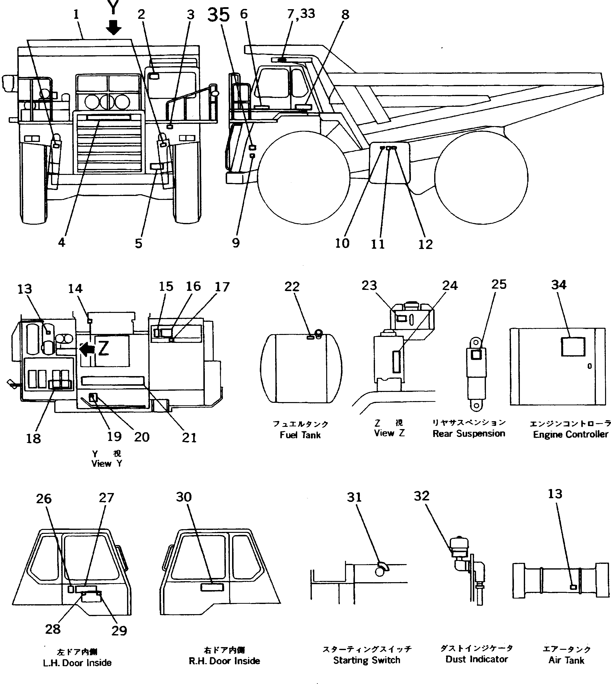 PLATE¤ INSTRUCTION 09650-10100 KOMATSU