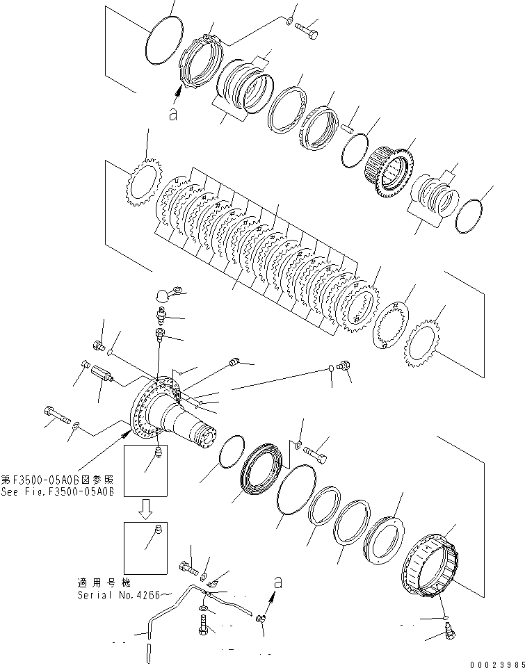 BRAKE ASS'Y 561-22-X2410 KOMATSU