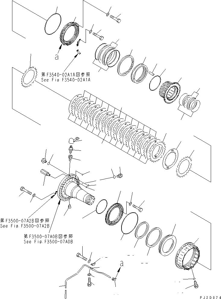 BRAKE ASS'Y,ABS 561-88-X1410 KOMATSU