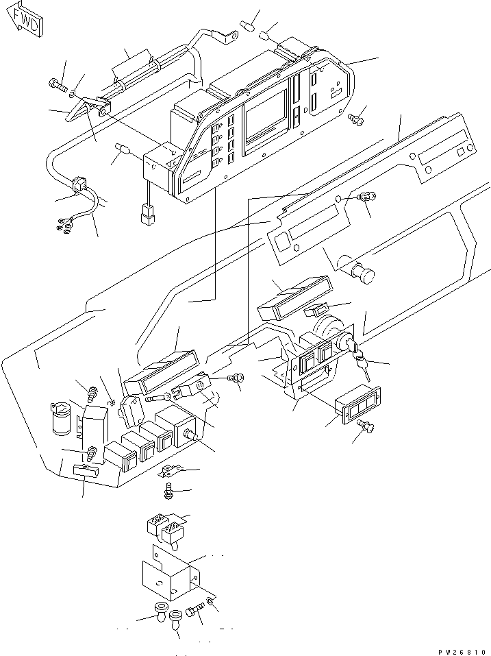 PANEL ASS'Y,(FOR JAPAN) (7831-33-4001) KOMATSU
