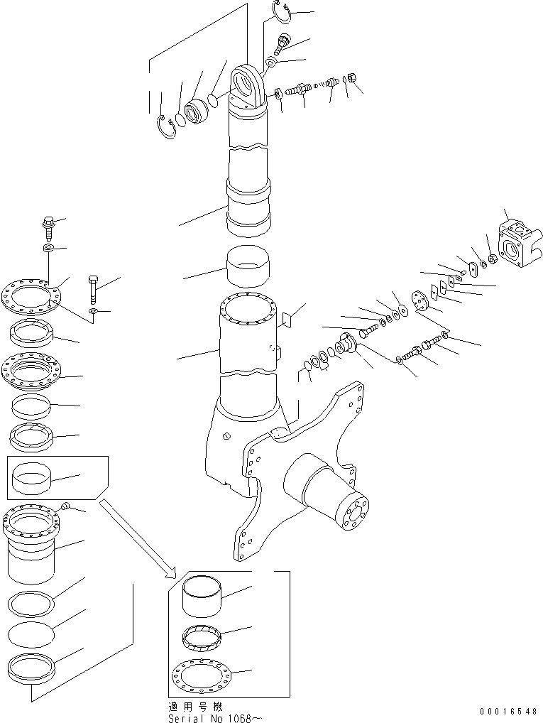 FRONT SUSPENSION A. 561-50-6CT00 KOMATSU