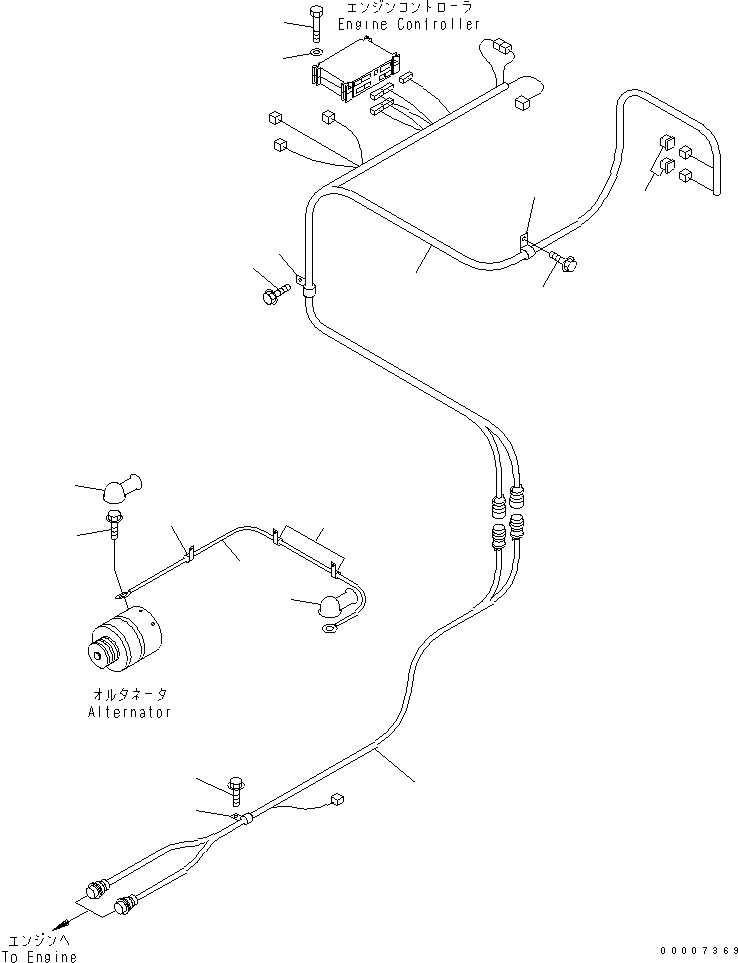 Жгут проводов 56D-80-12440 KOMATSU