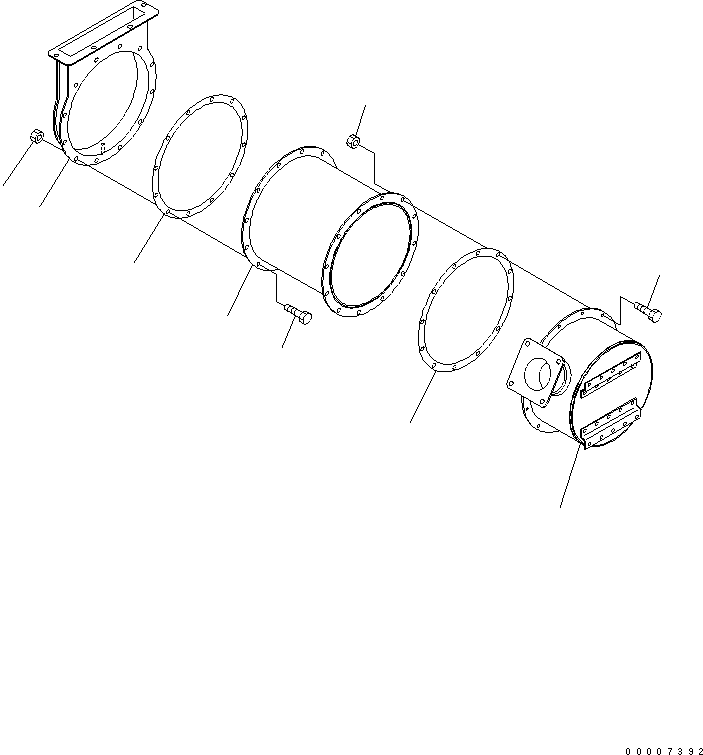 Корпус 6156-11-5650 KOMATSU