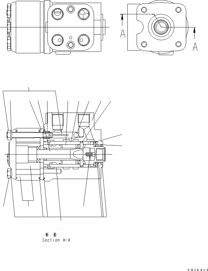 VALVE ASS'Y,STEERING 56D-40-13500 KOMATSU