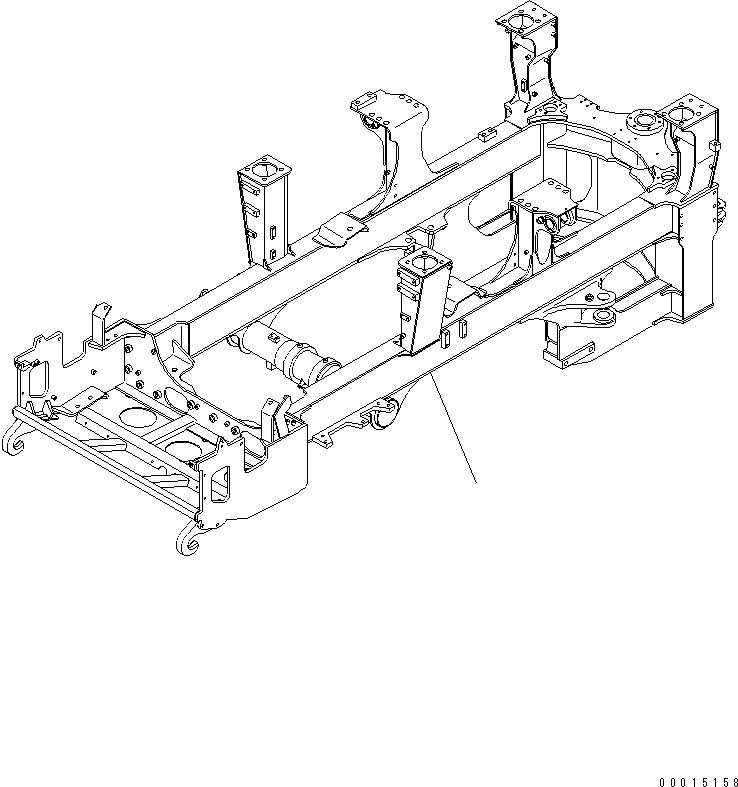 FRAME,FRONT 56B-46-10101 KOMATSU