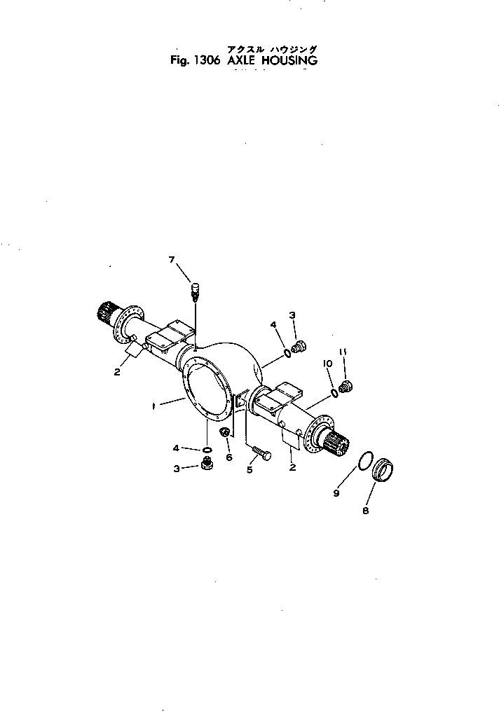 AXLE ASS'Y,REAR 381-985067-2 KOMATSU