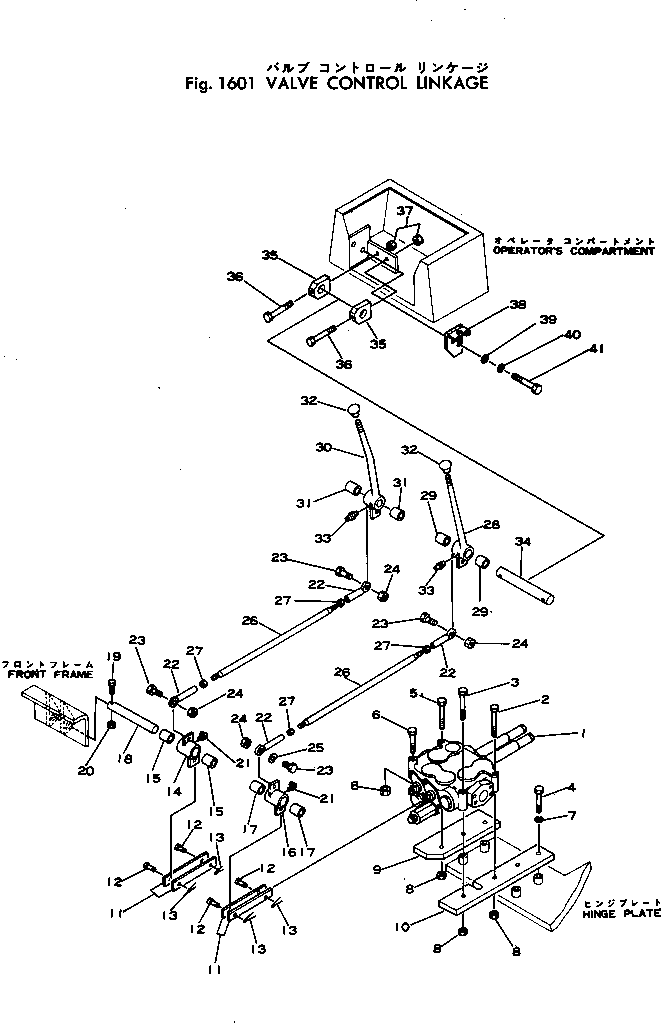 VALVE ASS'Y,(SEE FIG.1602) (381-983443-3) KOMATSU