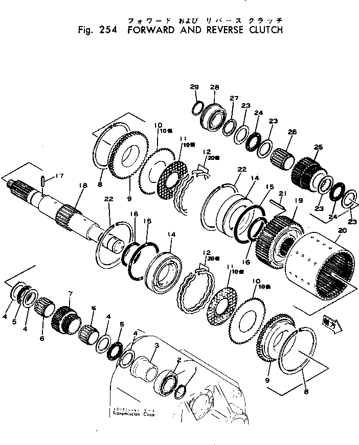 Муфта сцепления в сборе 385-10128632 KOMATSU