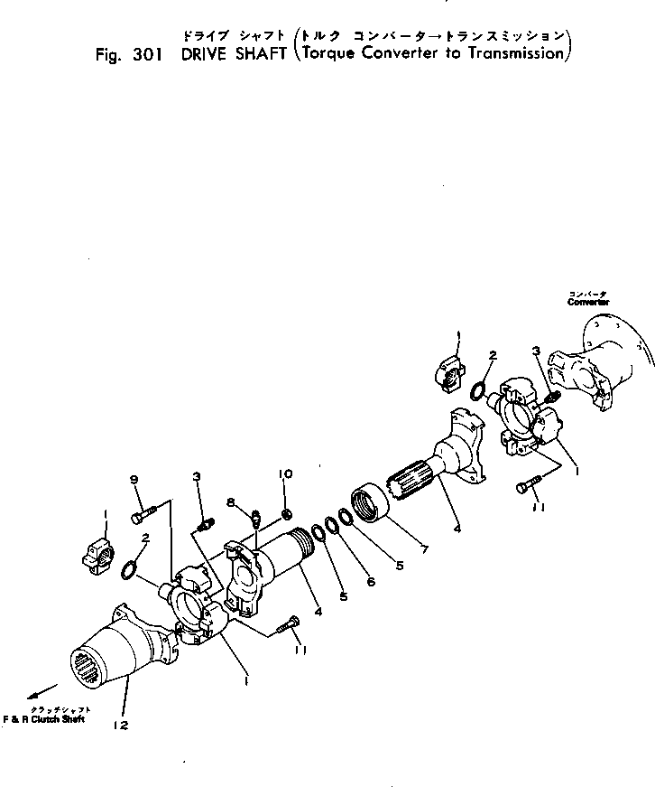 DRIVE SHAFT ASS'Y 385-10074161 KOMATSU