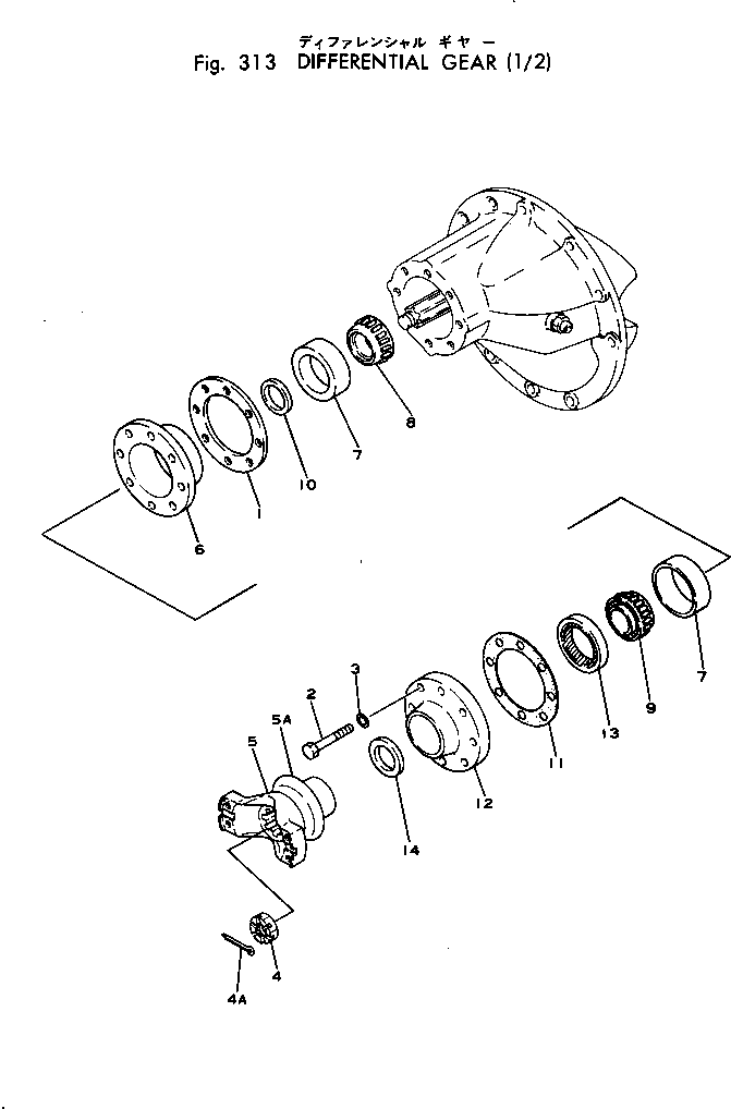 REAR AXLE ASS'Y (381-987315-1) KOMATSU