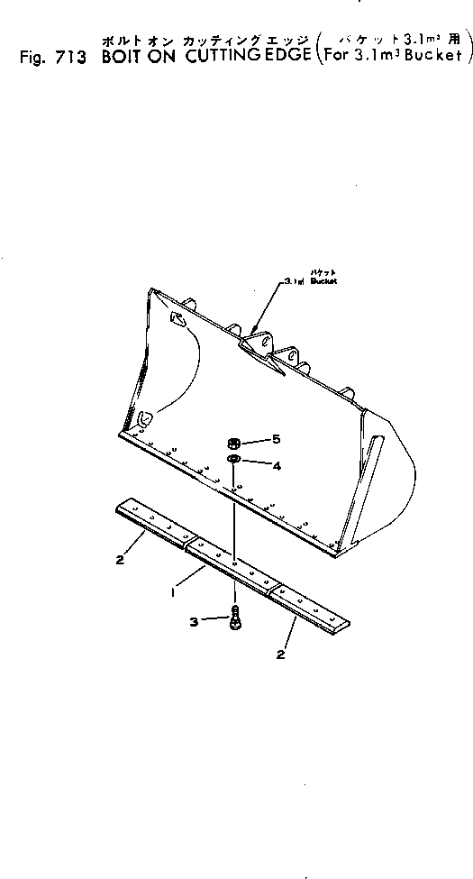 CUTTING EDGE KIT 385-10171792 KOMATSU