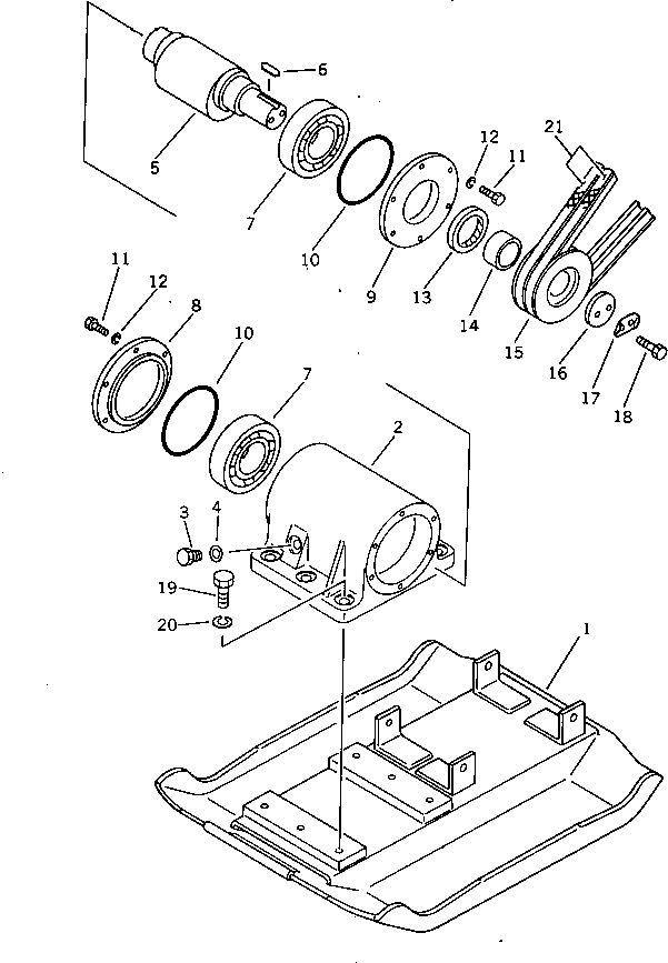 Пластина в сборе 26992-31-100 KOMATSU