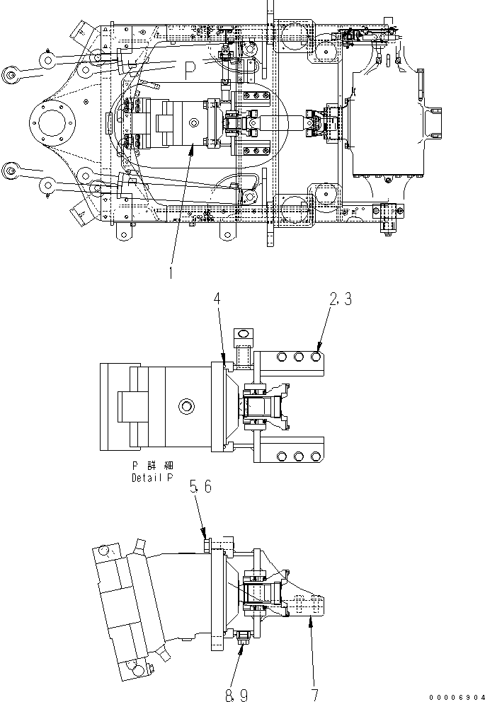 Кронштейн 417-J90-1521 KOMATSU