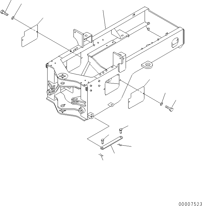 Планка 279-46-12310 KOMATSU