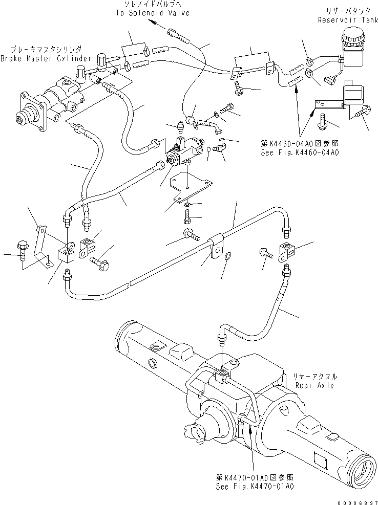 Угольник 07282-10210 KOMATSU
