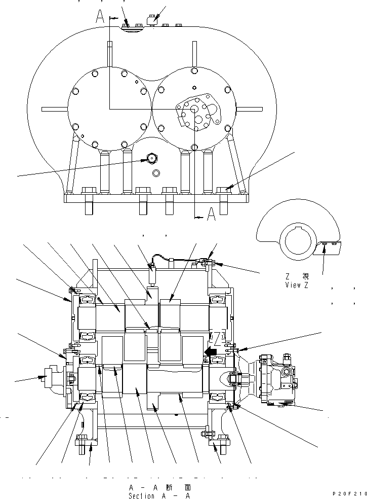 Уплотнительное кольцо круглого сечения 07000-A6255 KOMATSU