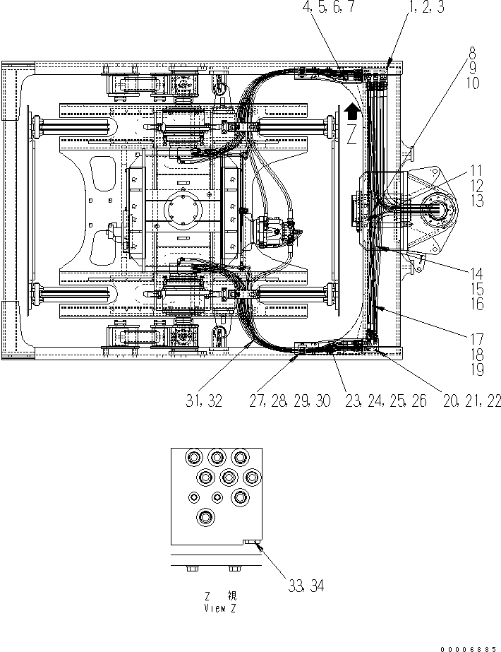 Амортизирующая подушка 417-J90-5550 KOMATSU