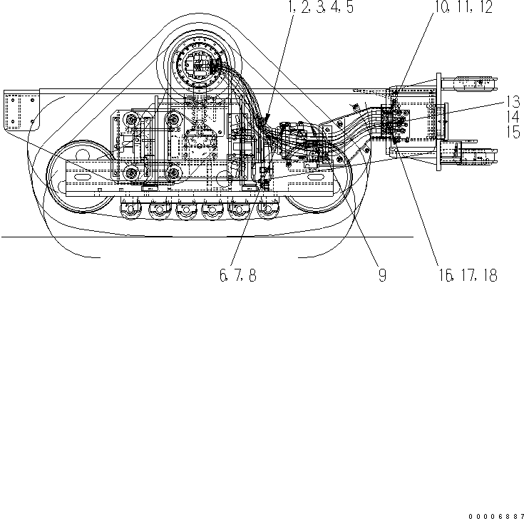 Шланг 02765-803A4 KOMATSU