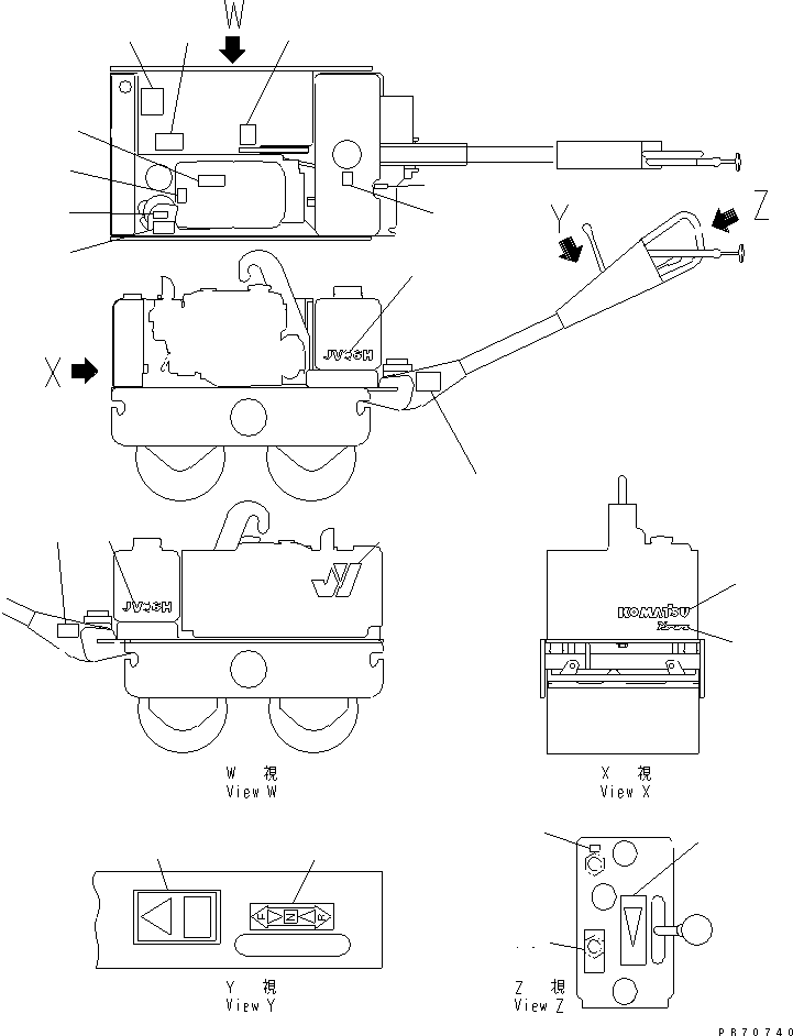 PLATE¤ SPEC. 2692-9-31121 KOMATSU