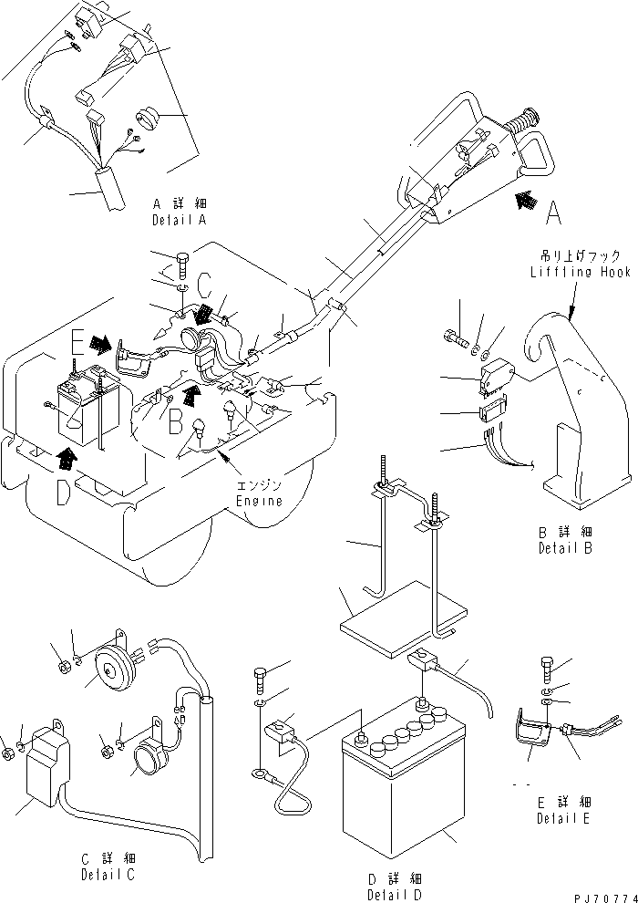 HARNESS ASS'Y 2694-2-29200 KOMATSU