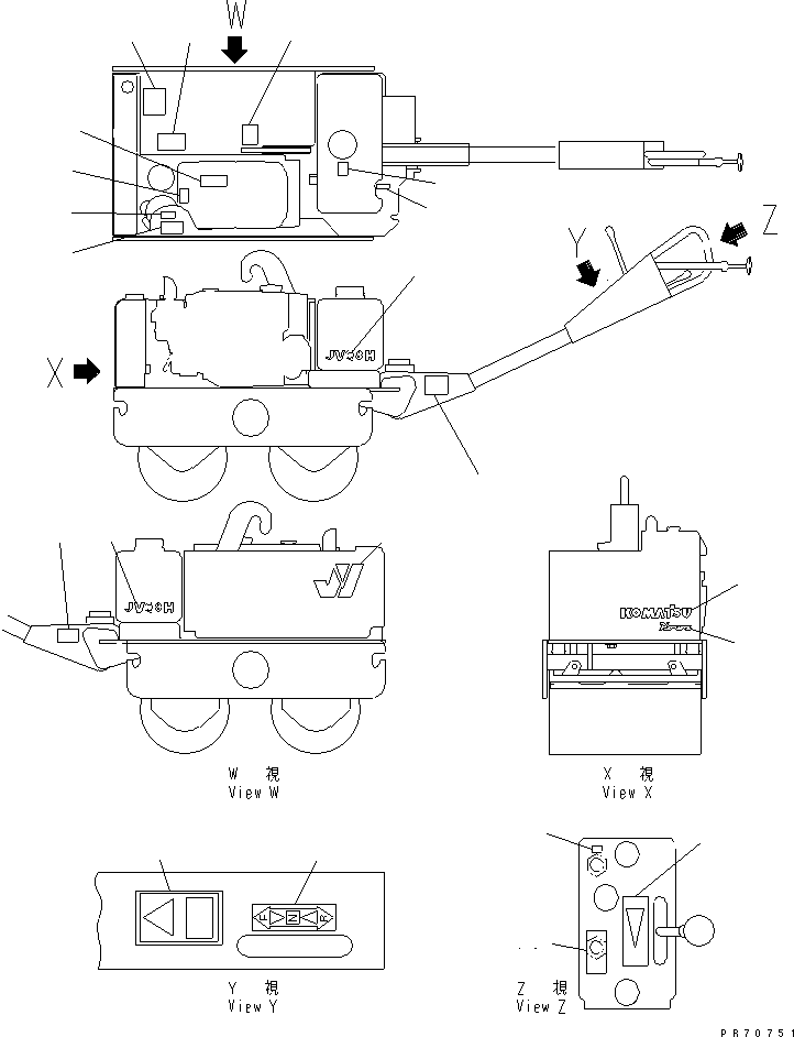 PLATE¤ SPEC. 2693-9-31121 KOMATSU