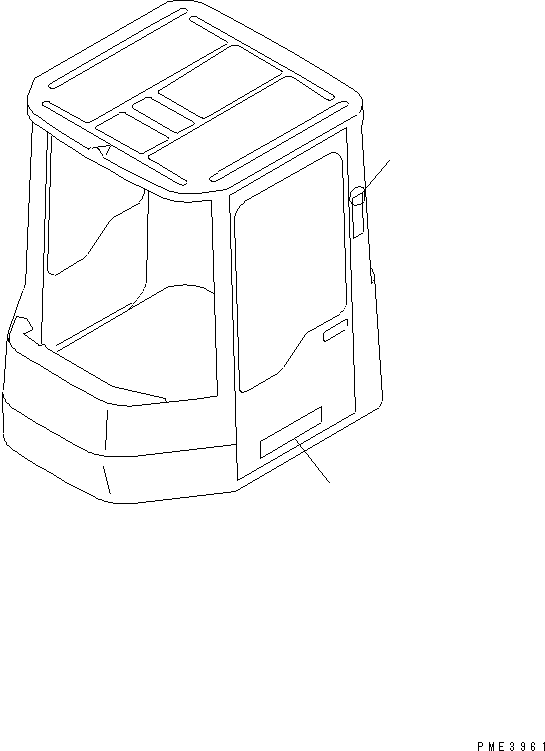 Табличка 273-53-11590 KOMATSU