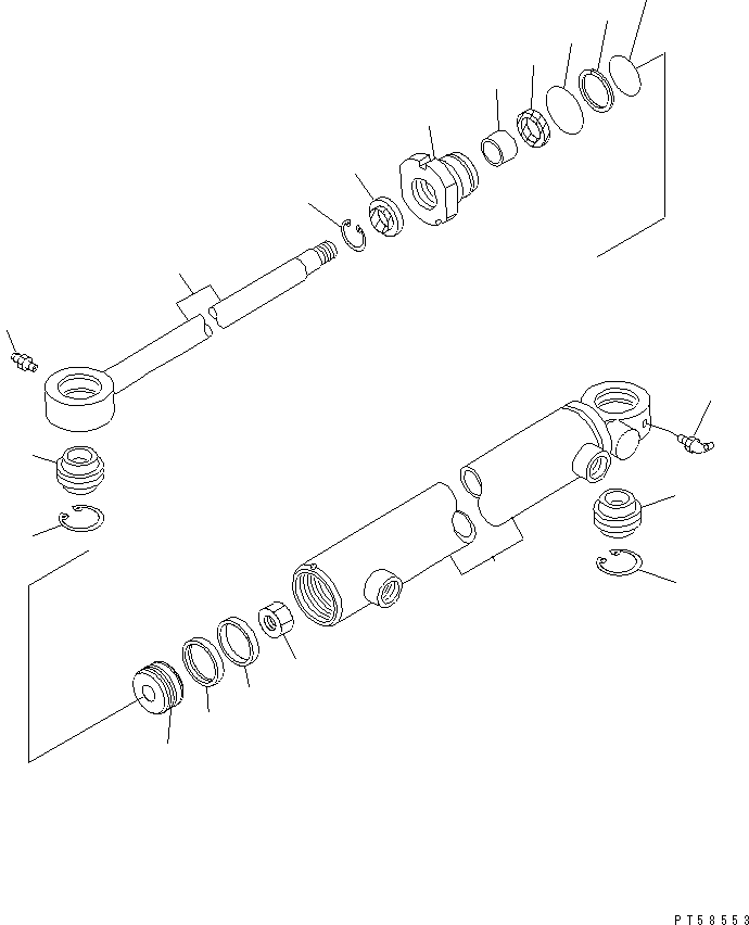CYLINDER ASS'Y,STEERING 273-63-01010 KOMATSU