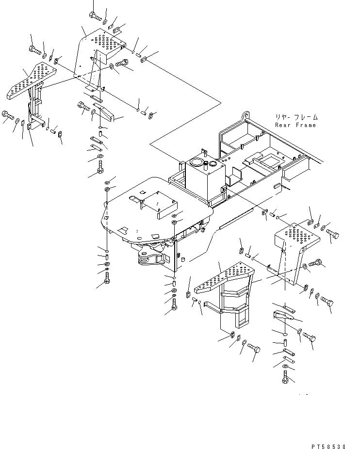 LADDER,L.H. 273-870-7410 KOMATSU