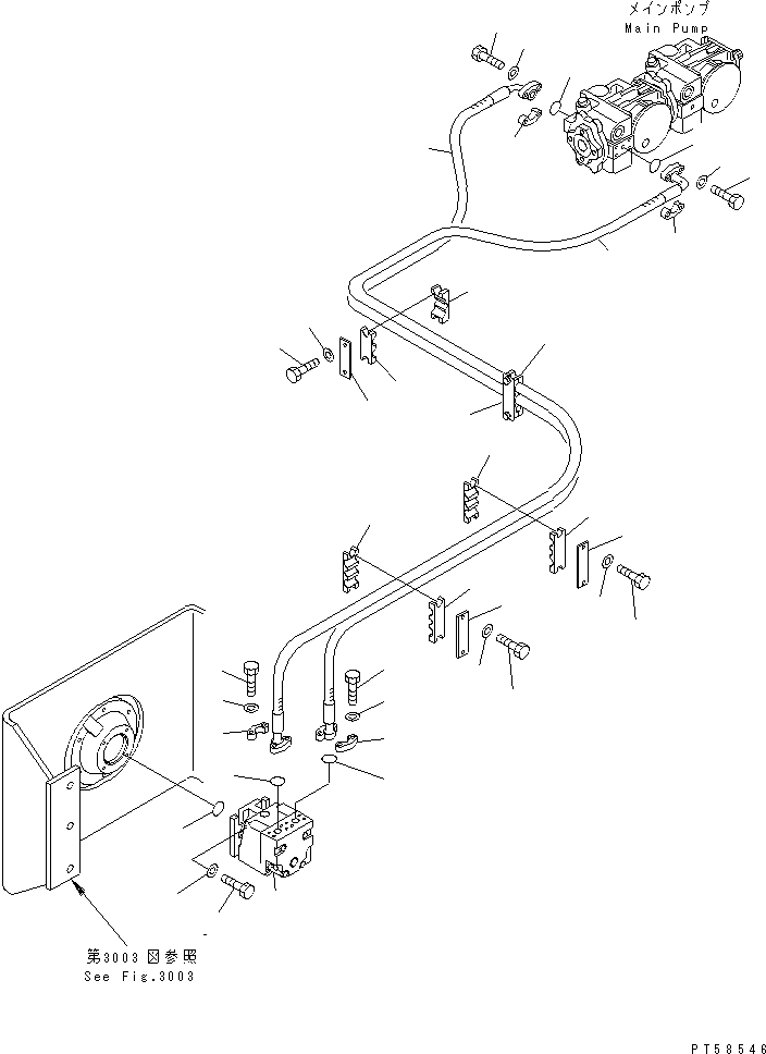 HOSE,VIBRATION MOTOR 273-870-9731 KOMATSU