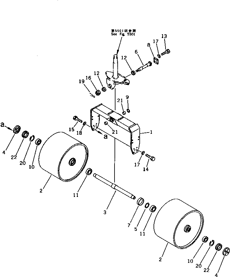 AXLE 268-70-31380 KOMATSU