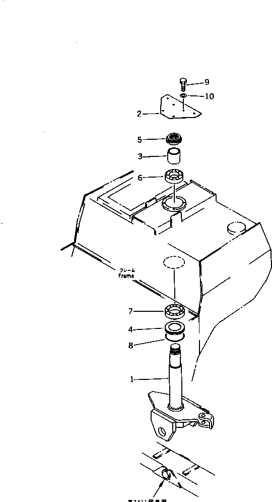 Гайка 267-15-41409 KOMATSU