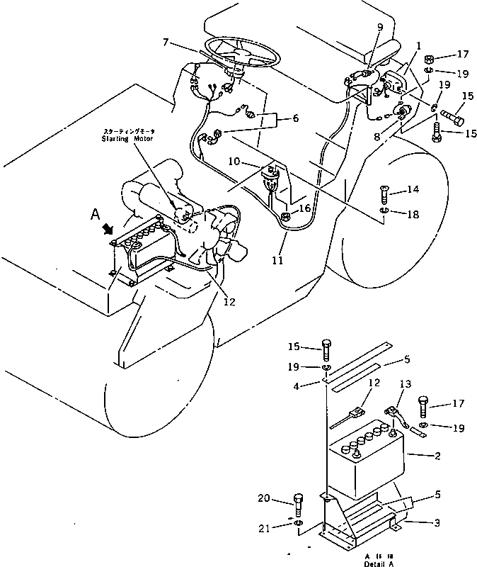 CASE,BATTERY 266-10-65901 KOMATSU