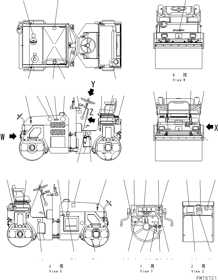 PLATE¤ MARK,WATER SPRAY 259-06-90009 KOMATSU