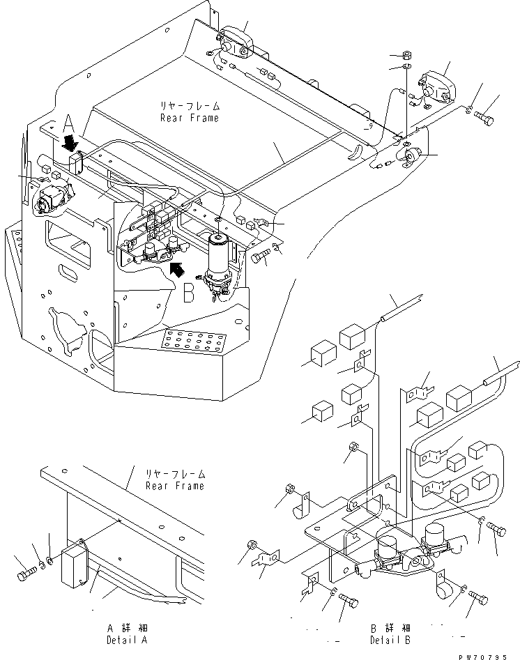 Блок предохранителей 258-20-56202 KOMATSU