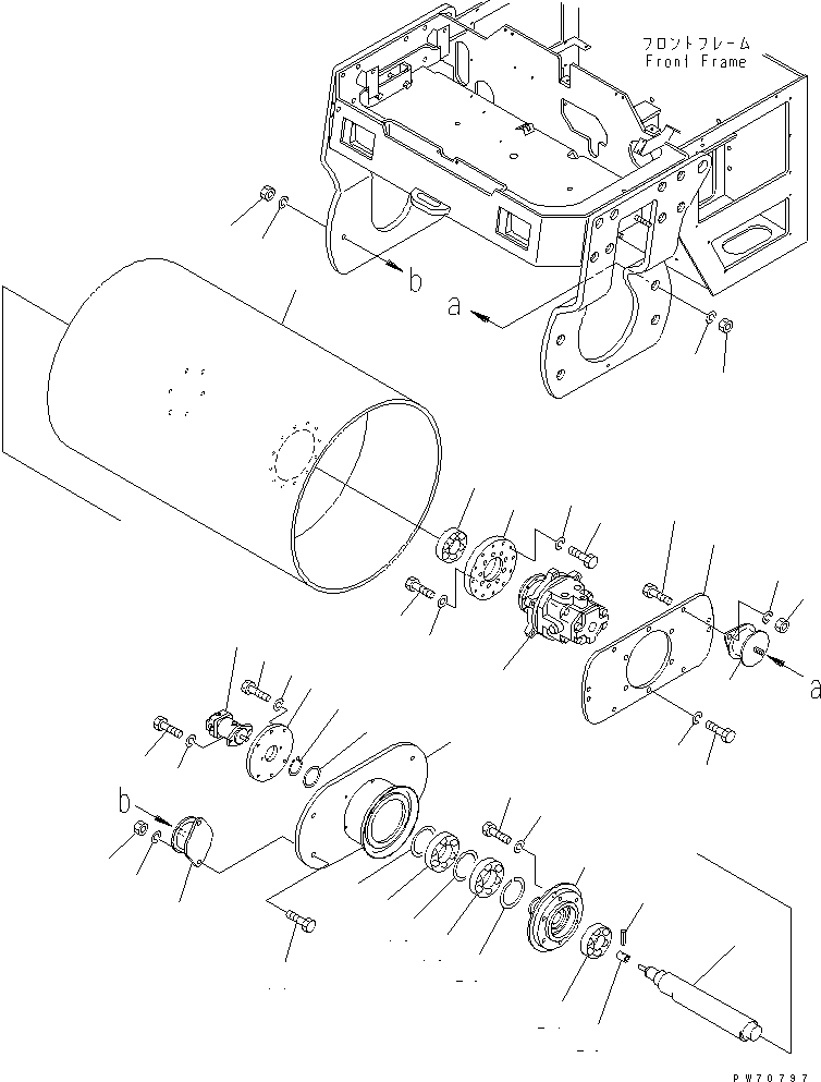 Ролик 258-40-51100 KOMATSU
