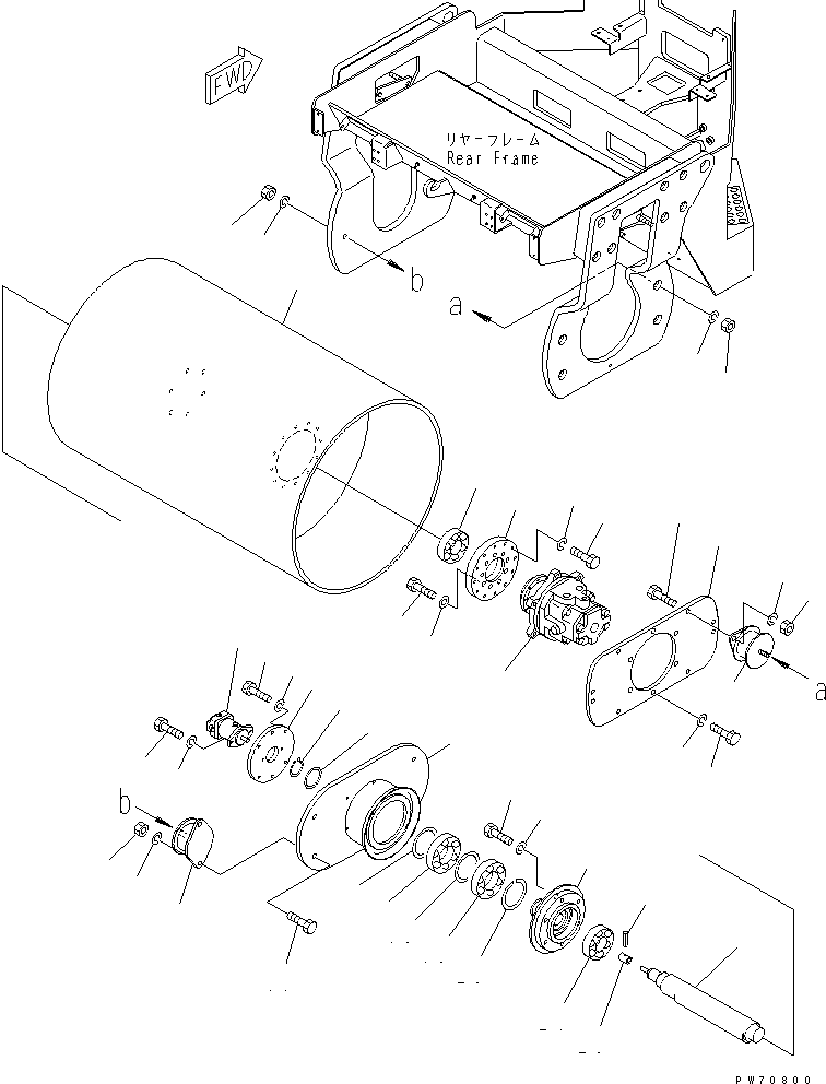 Ролик 259-70-51100 KOMATSU