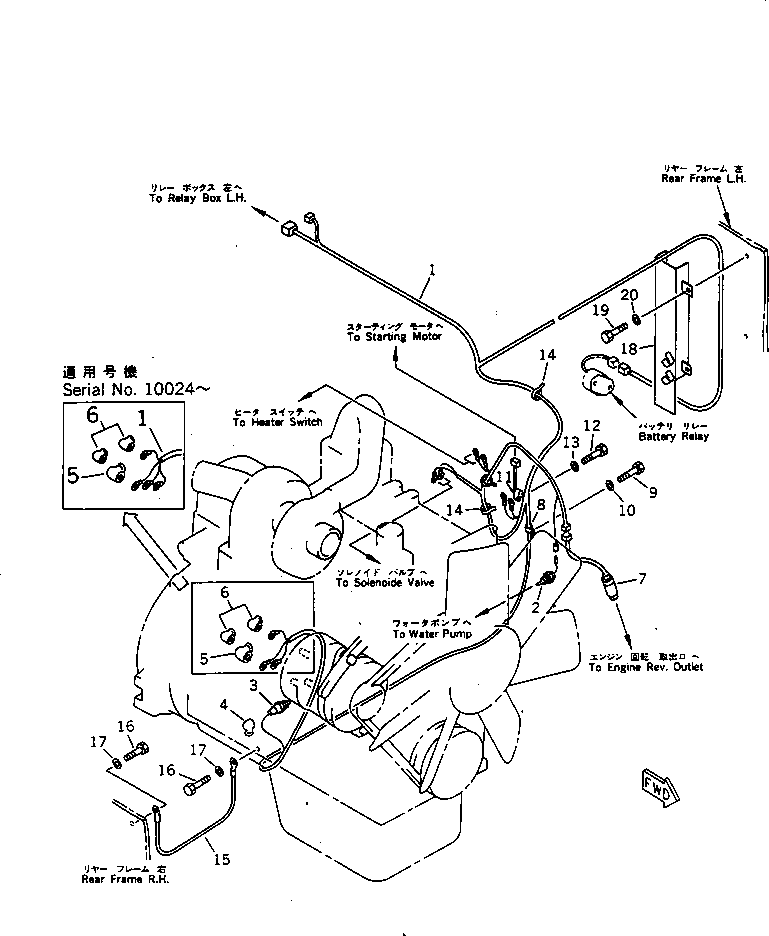 SENSOR,TACHOMETER 278-06-13230 KOMATSU