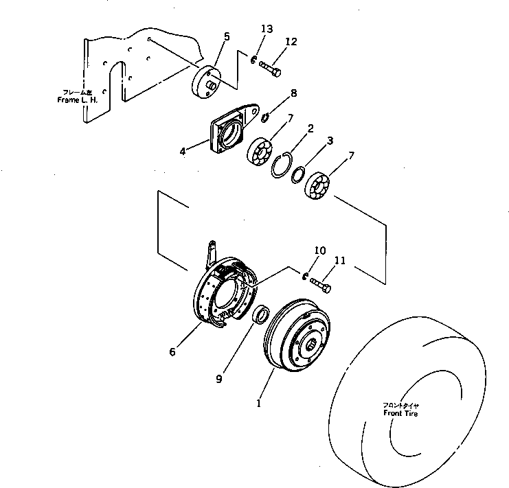 ARM,BRAKE 257-40-32100 KOMATSU