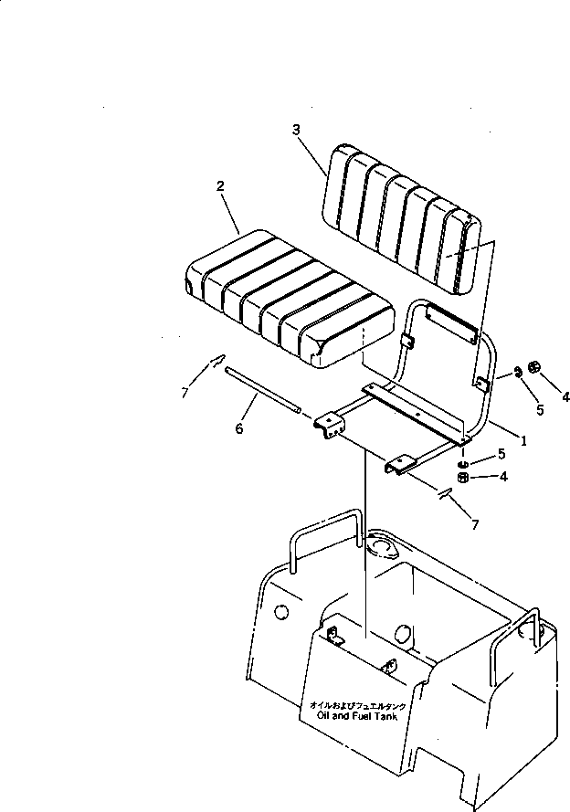 SEAT,BACK 257-60-35510 KOMATSU