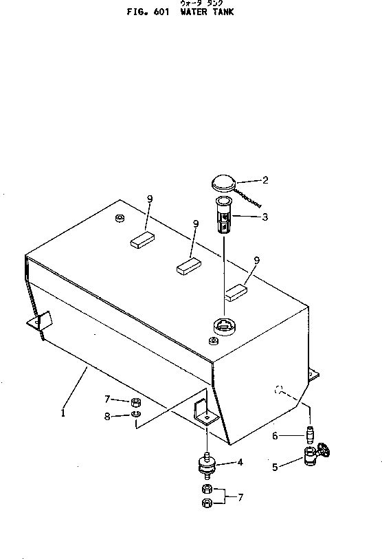 TANK,WATER 257-80-21101 KOMATSU