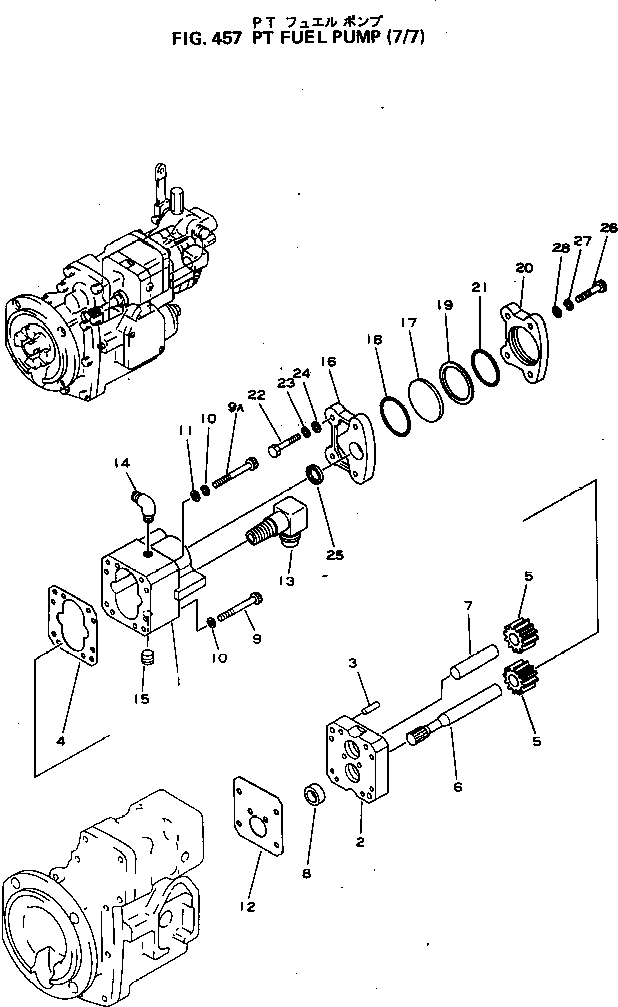 GEAR PUMP ASS'Y 6710-71-5100 KOMATSU