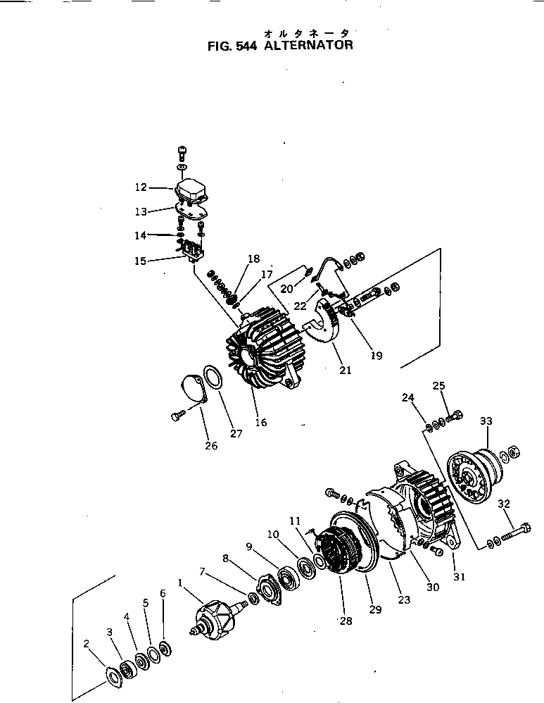 PULLEY ASS'Y KD0-33400-1780 KOMATSU