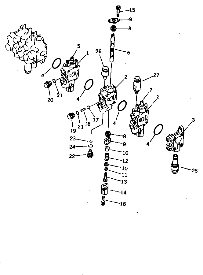 Клапан в сборе (709-36-13601) KOMATSU