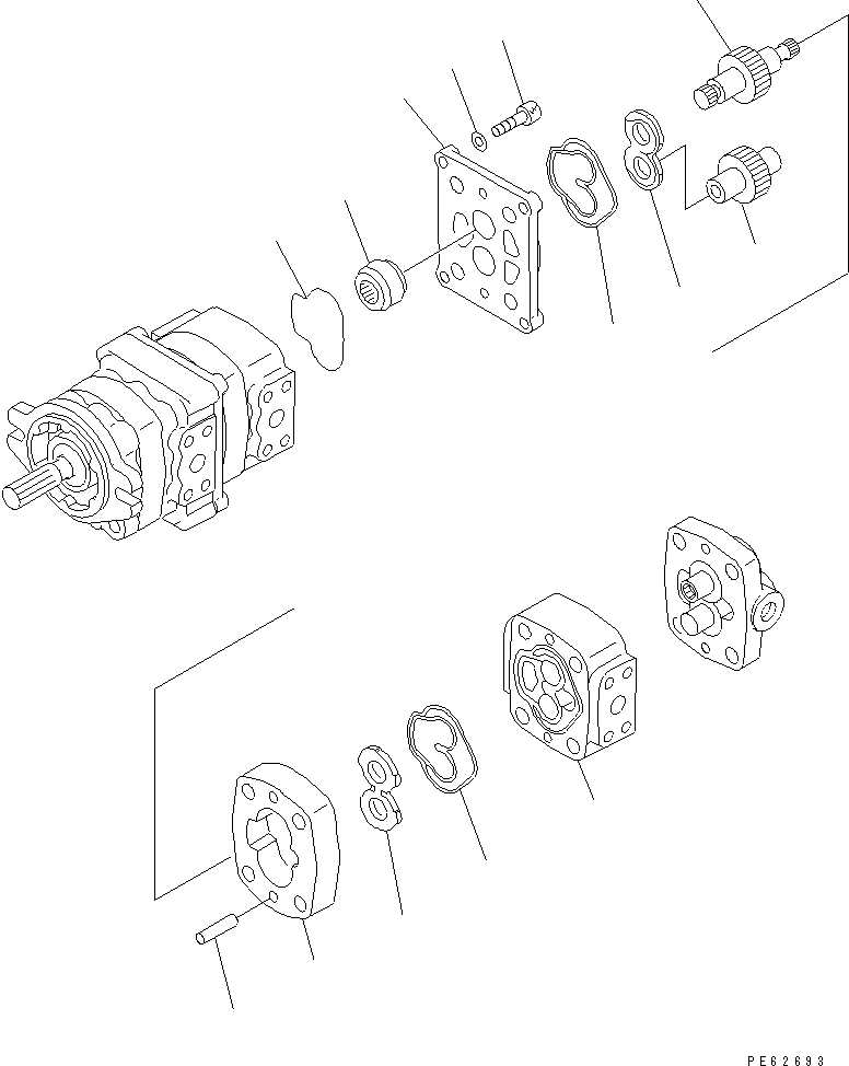 корпус редуктора (\7\705-40-17010) KOMATSU